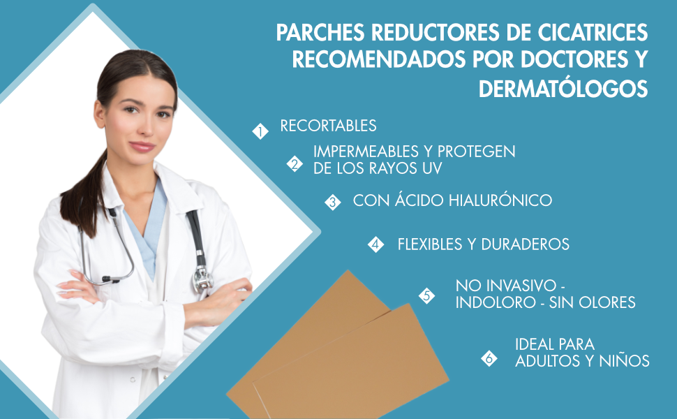 Parches para Cicatrices Quirúrgicas con Ácido Hialurónico - Pack Ahorro