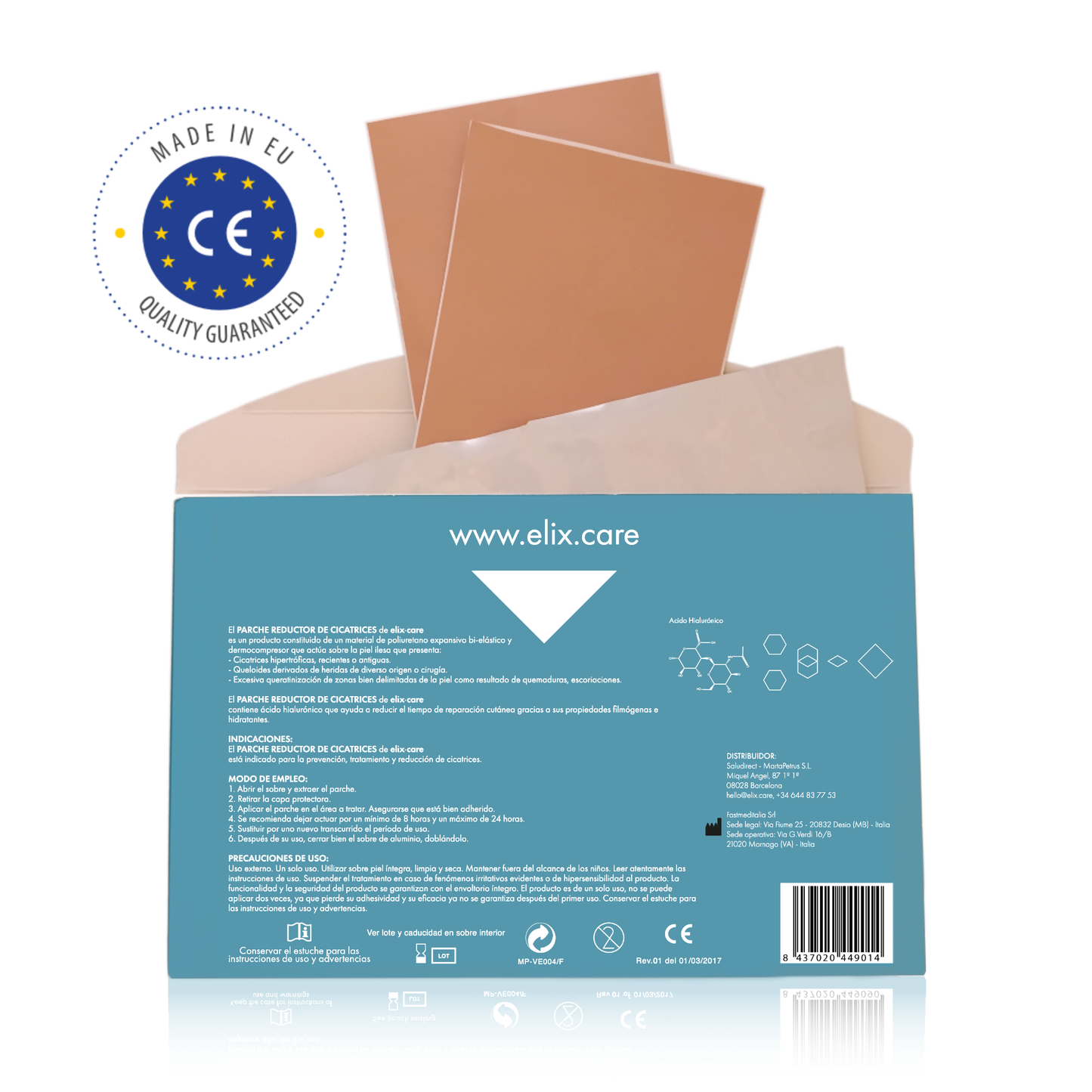 PACK AHORRO | Parches Reductores de Cicatrices con Ácido Hialurónico