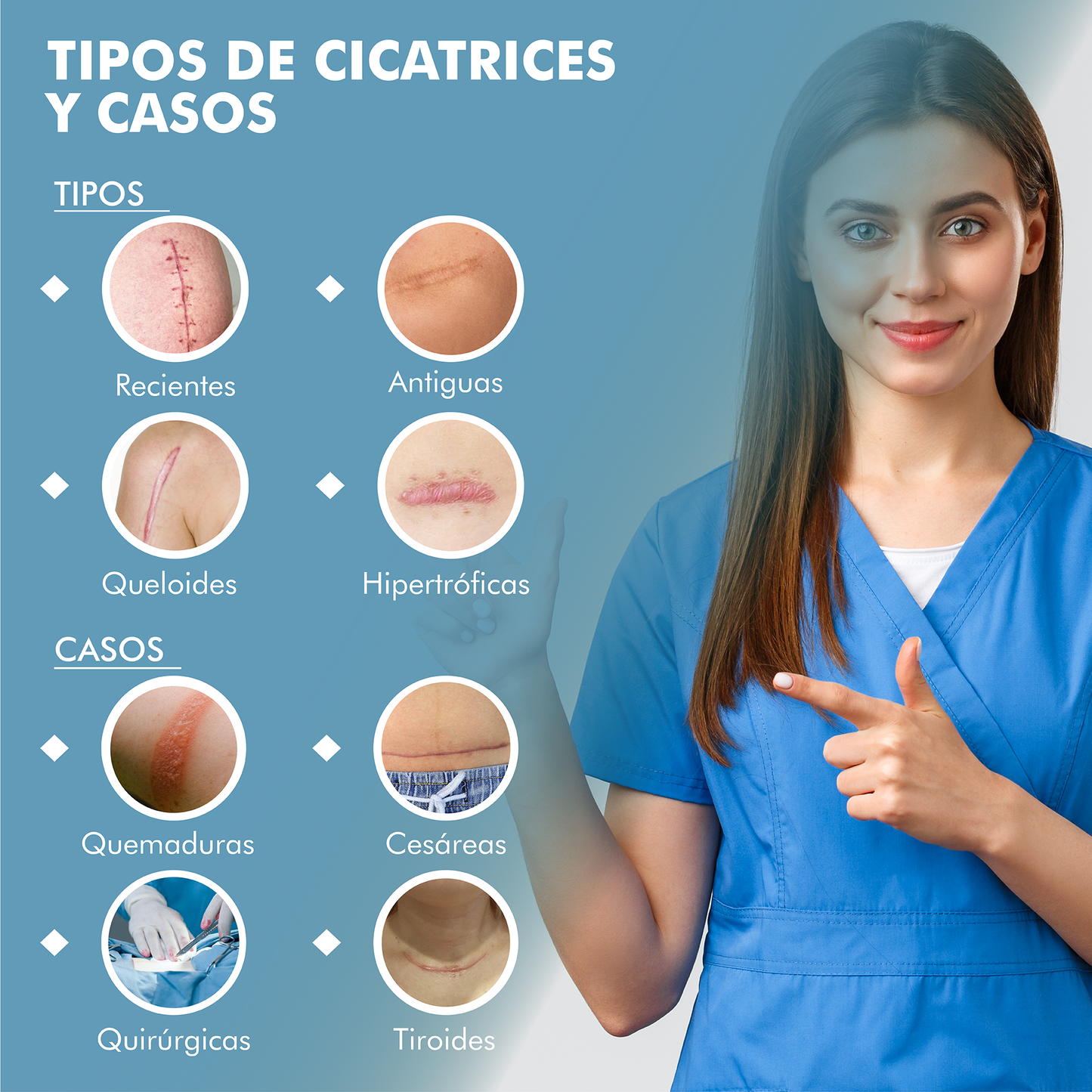 Parches para Cicatrices Quirúrgicas con Ácido Hialurónico - Pack Ahorro