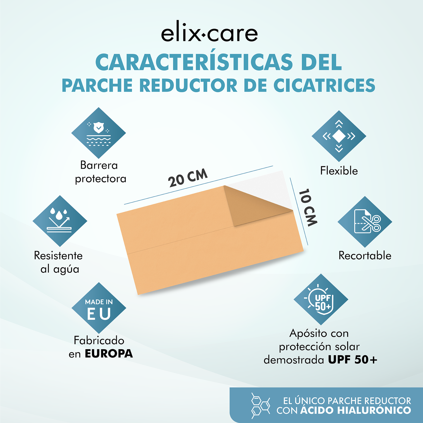 Parches para Cicatrices Quirúrgicas con Ácido Hialurónico - Pack Ahorro