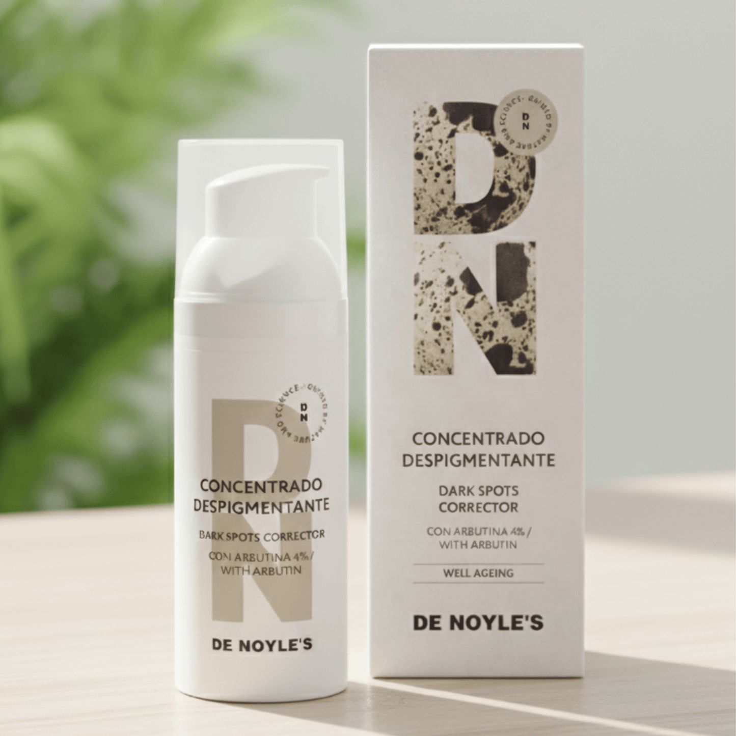 Concentrado Despigmentante DE NOYLE’S con arbutina y extractos naturales – corrector de manchas.