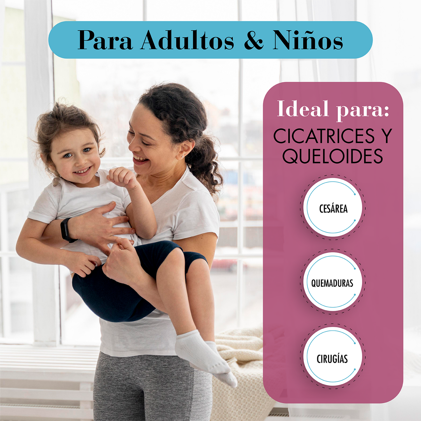 pack para reducir cicatrices en niños y adultos