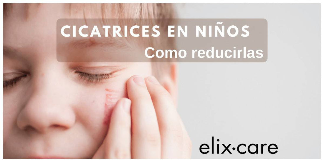 reducir eliminar cicatrices con parches cicatrizantes en niños y bebés