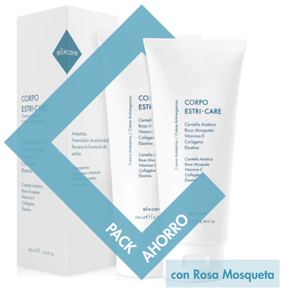 PACK AHORRO ESTRI·CARE - Crema Antiestrías con Colágeno, Elastina, Vitaminas E y B5