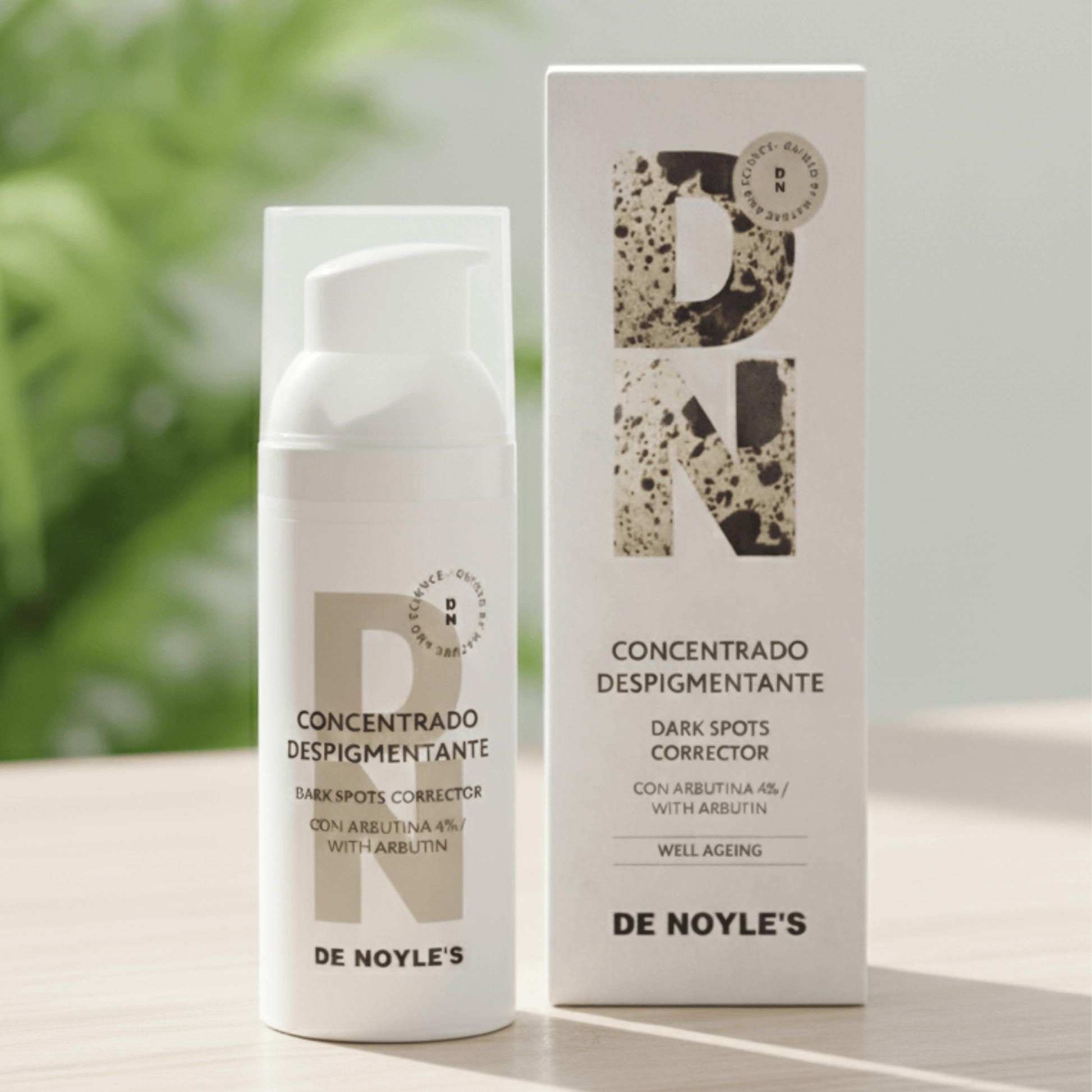 Concentrado Despigmentante DE NOYLE’S con arbutina y extractos naturales – corrector de manchas.
