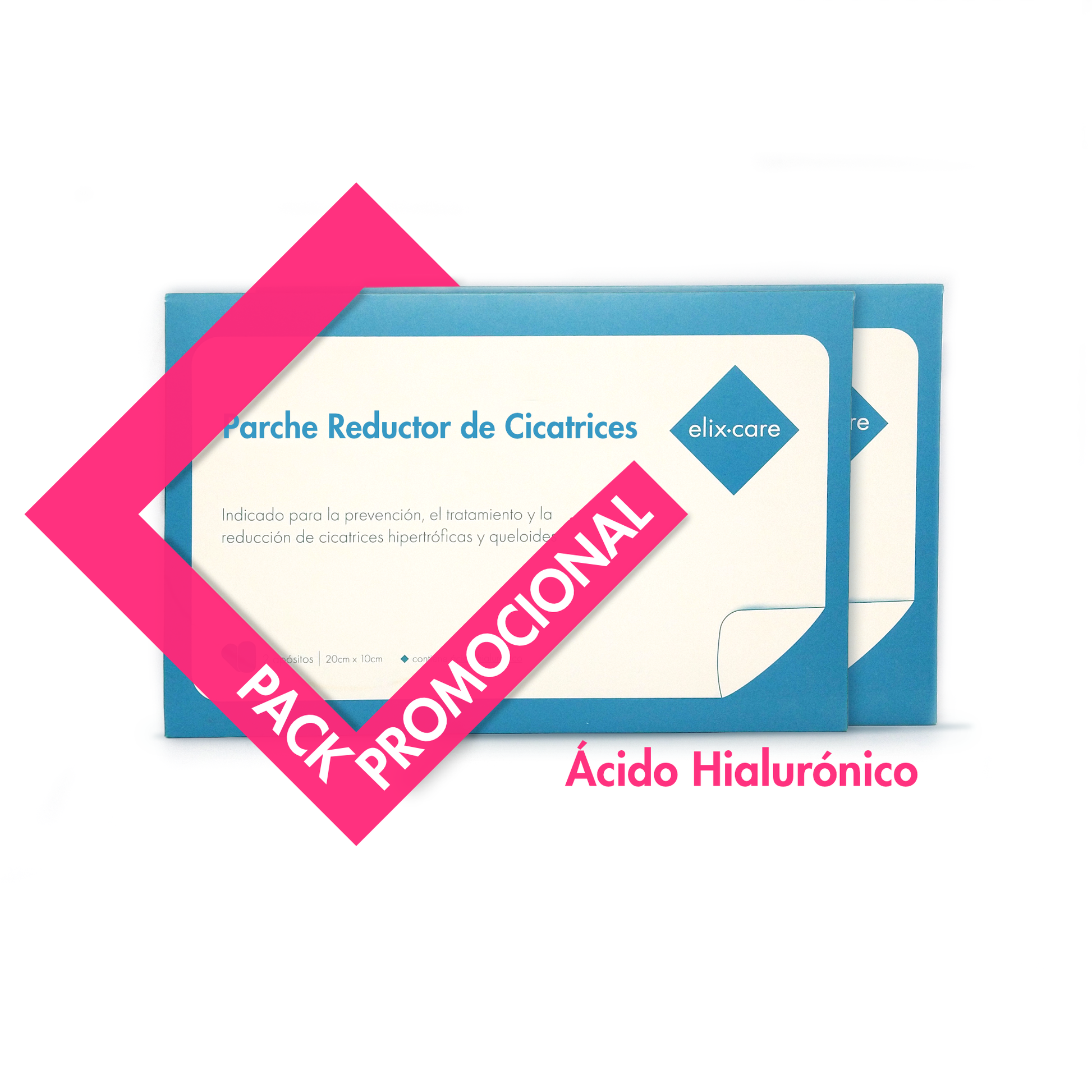 Pack ahorro de parches reductores de cicatrices con ácido hialurónico (imagen)