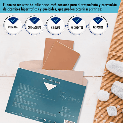 Parches cicatrizantes para cicatrices de cesárea, operaciones de pecho, apendicitis y cirugías